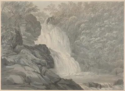 Mawddach Falls near Dolgelly