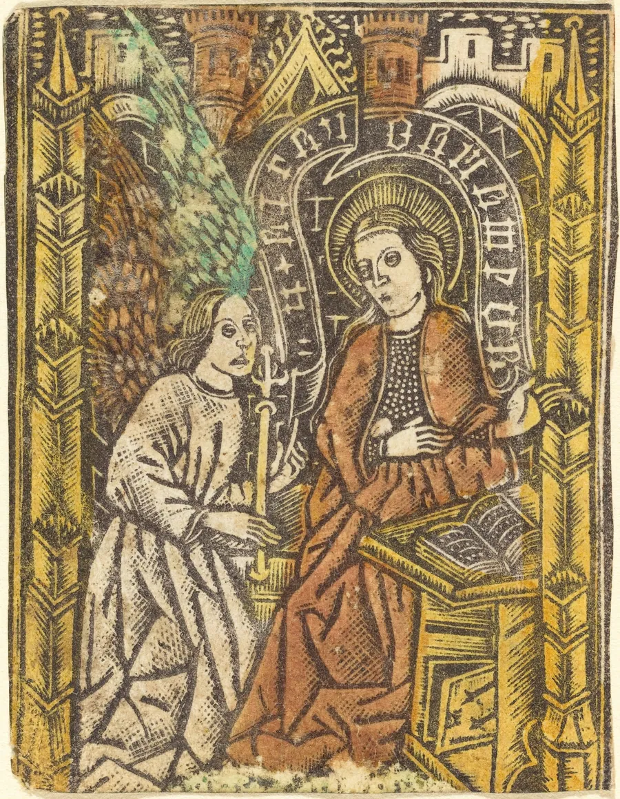 The Annunciation by German 15th Century