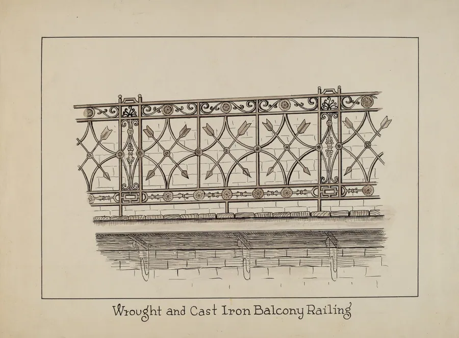 Balcony Railing by Lucien Verbeke