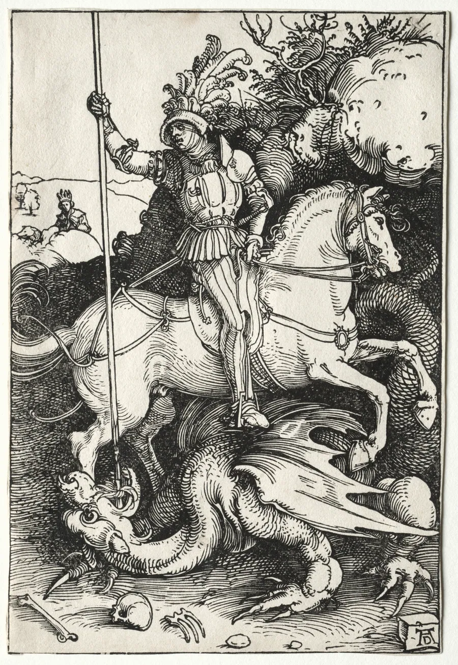 St. George Killing the Dragon by Albrecht Dürer