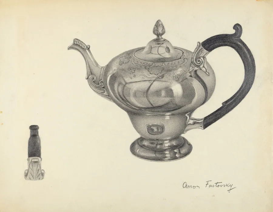 Silver Teapot by Aaron Fastovsky