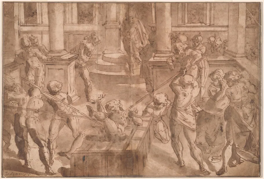 Martyrdom of Saint Lawrence by Italian 16th Century