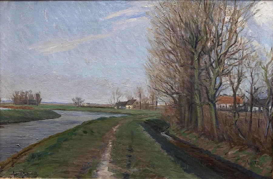 Eftermiddag i april by Albert Gottschalk