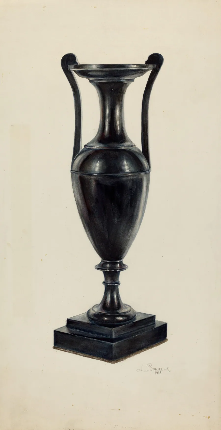 Coal Vase by Charles Bowman