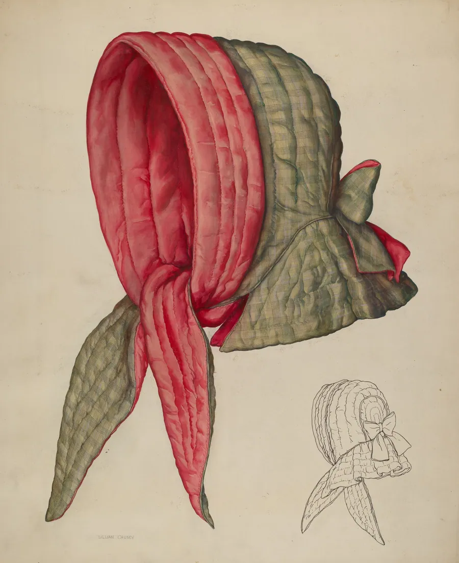 Sleighing Bonnet by Lillian Causey