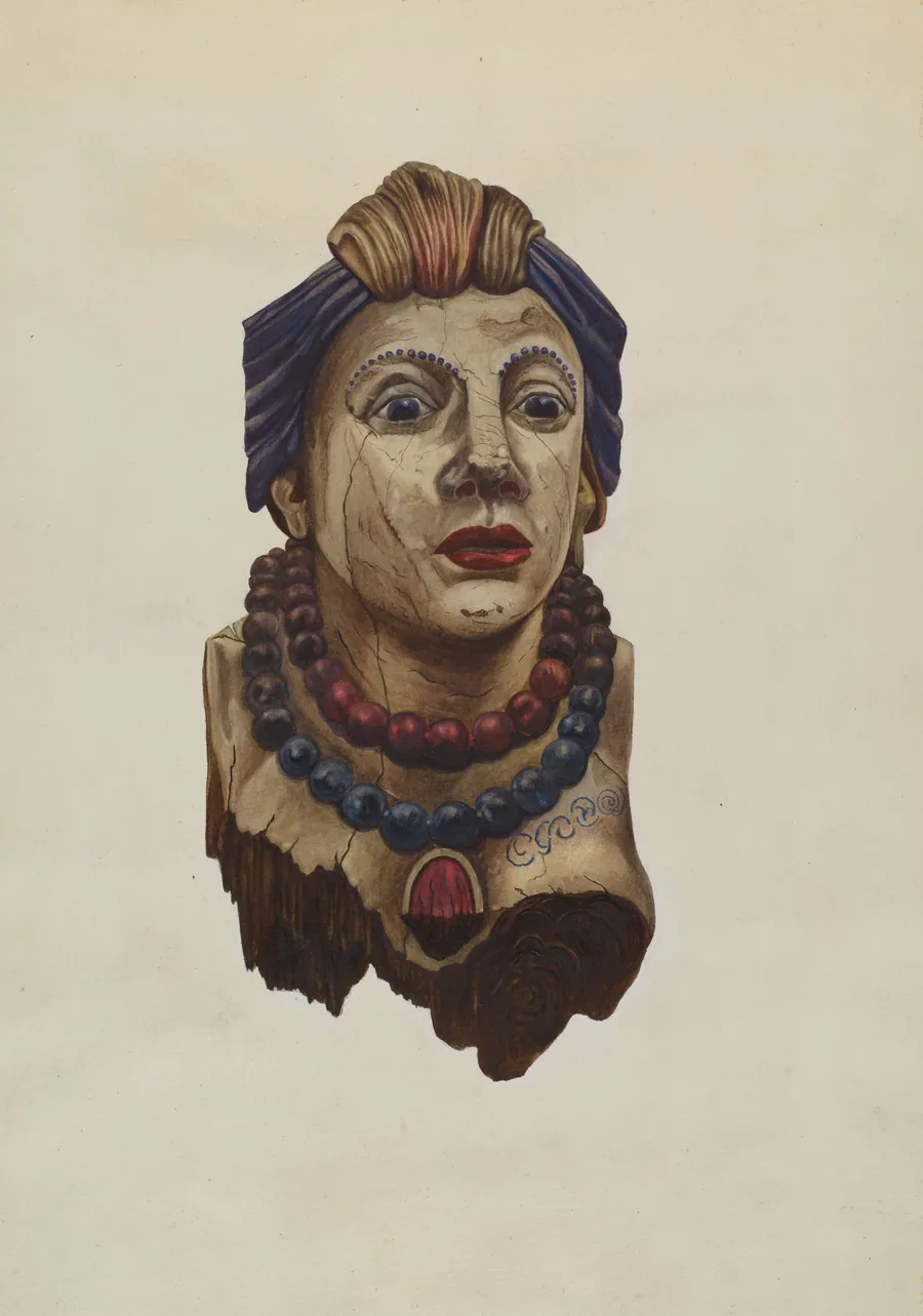 "Indian Princess" Figurehead by Mary E. Humes