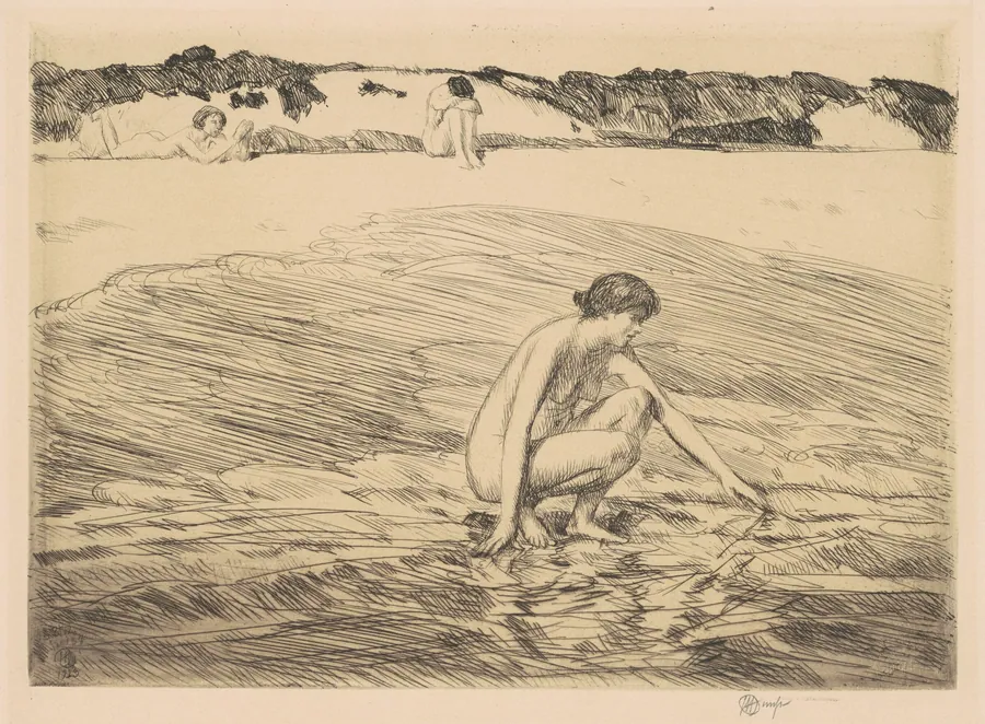 Hight Tide, Montauk by Childe Hassam