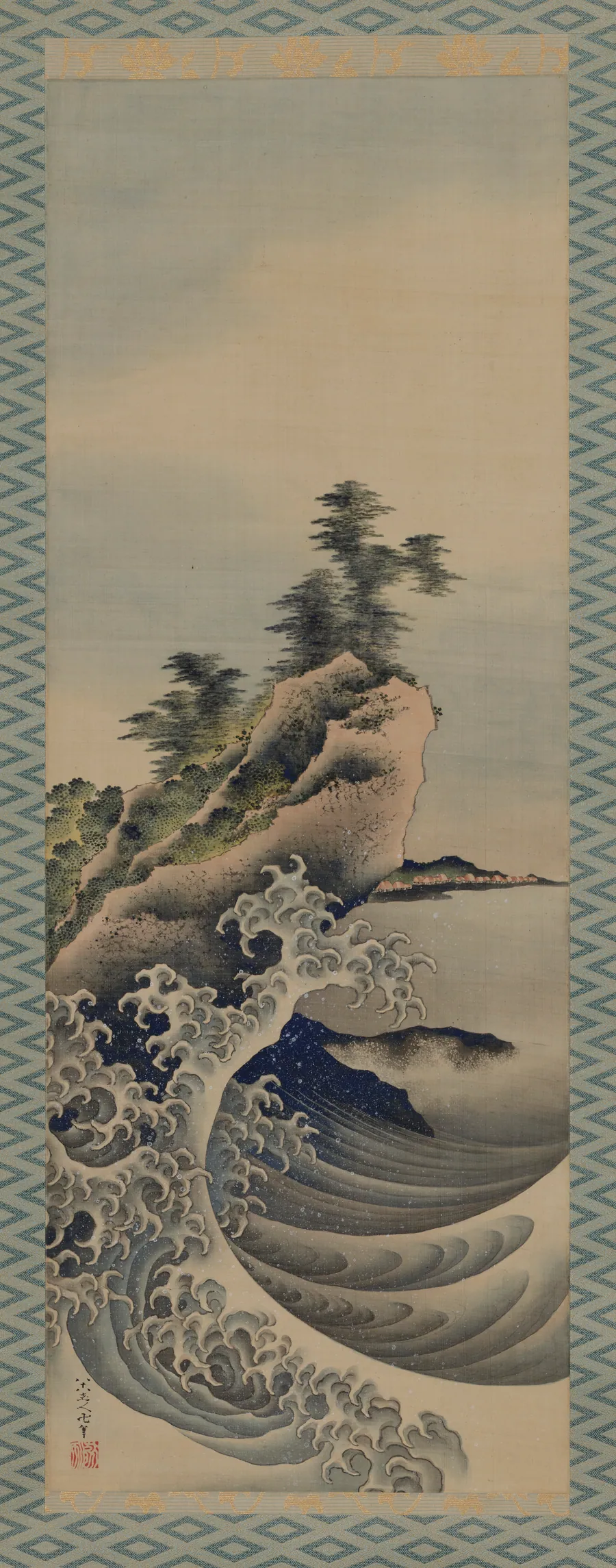 Breaking Waves by Katsushika Hokusai 葛飾北斎 (1760-1849)