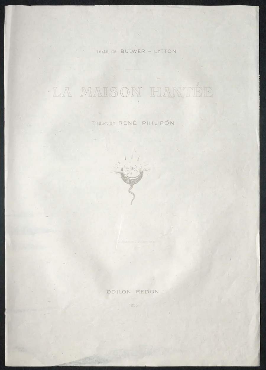Title Plate by Odilon Redon