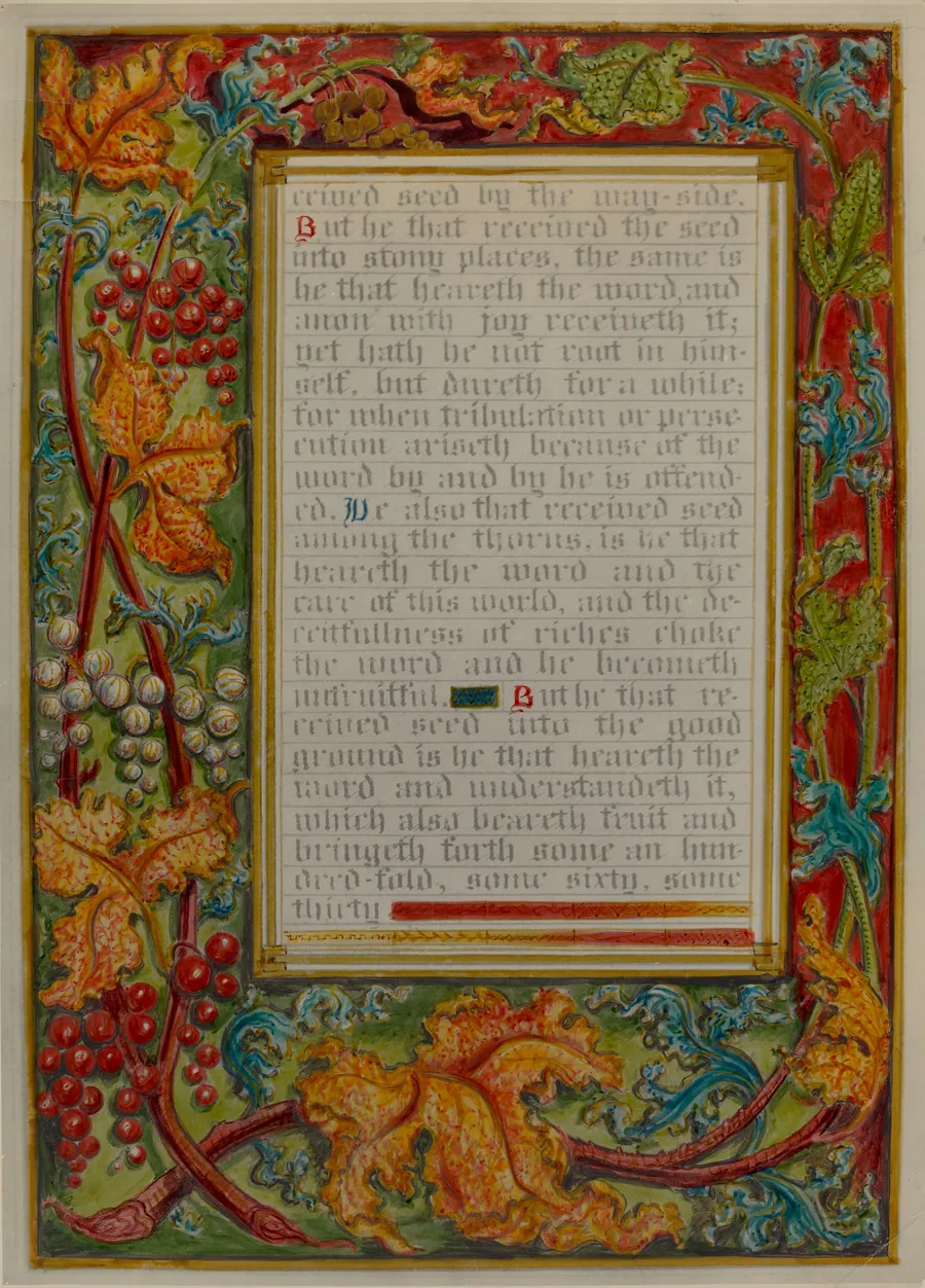 Illuminated Parable: The Sower by Robert Stewart