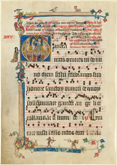 Coronation of the Virgin with Attendant Saints