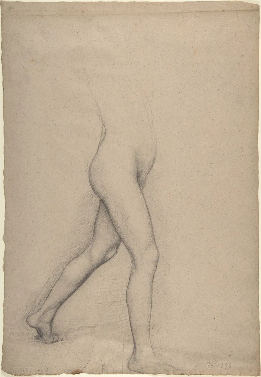 Study of a Girl's Legs for the painting "Young Spartans" by Edgar Degas