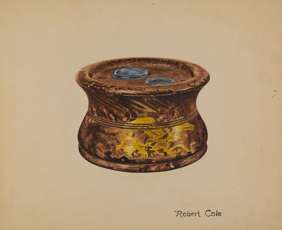 Ink and Pen Stand by Robert Cole