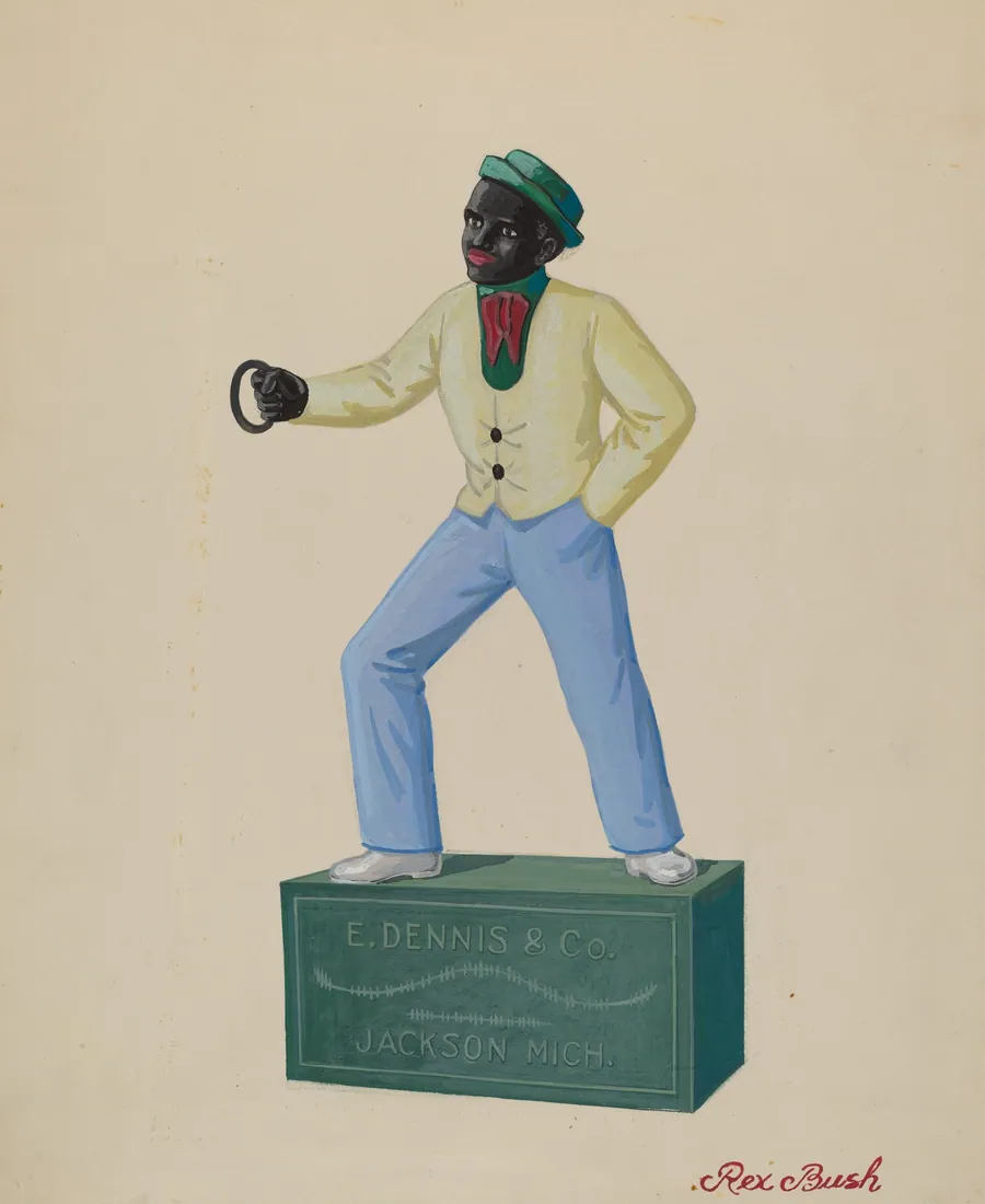 Cast Iron Dobbie by Rex F. Bush