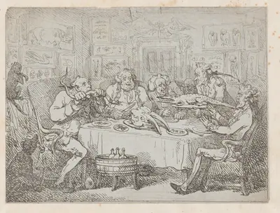 The Banquet Scene: a Repast of the Acclimitative Order (Peter's Prophesy, or the President and the Poet)