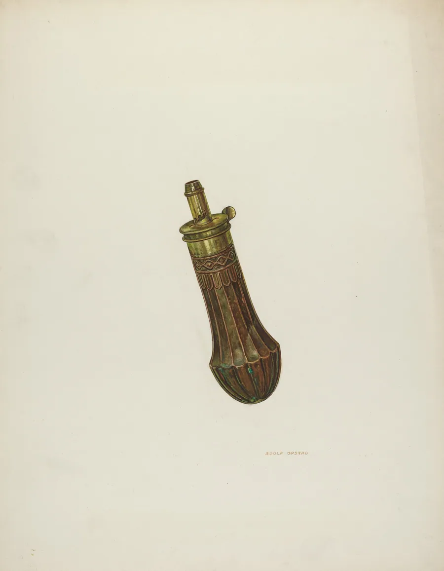 Powder Flask by Adolph Opstad