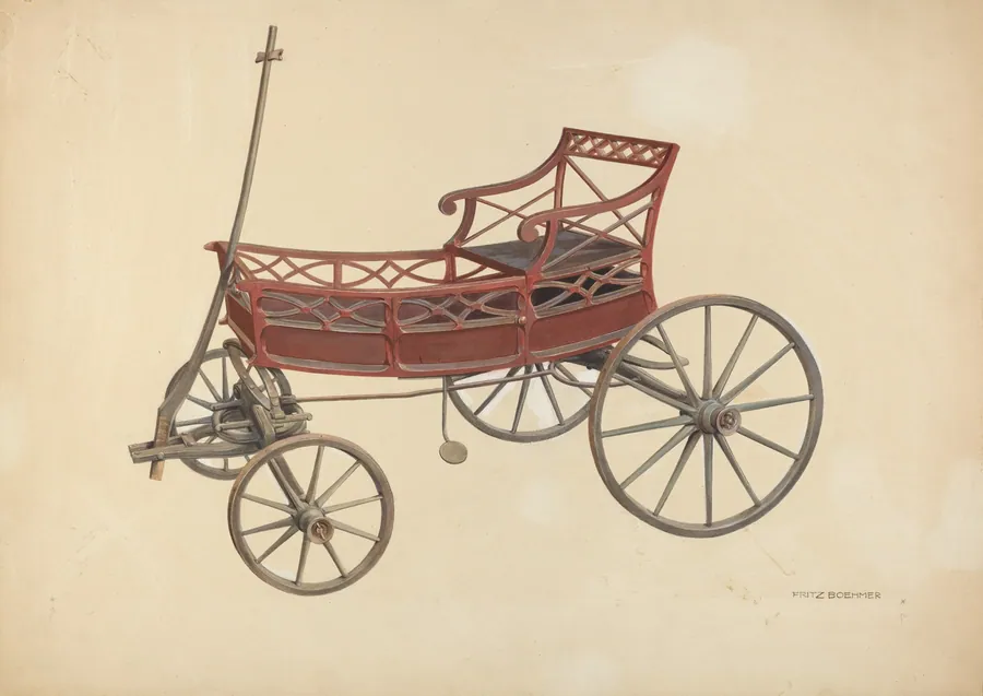 Zoar Invalid Wagon by Fritz Boehmer