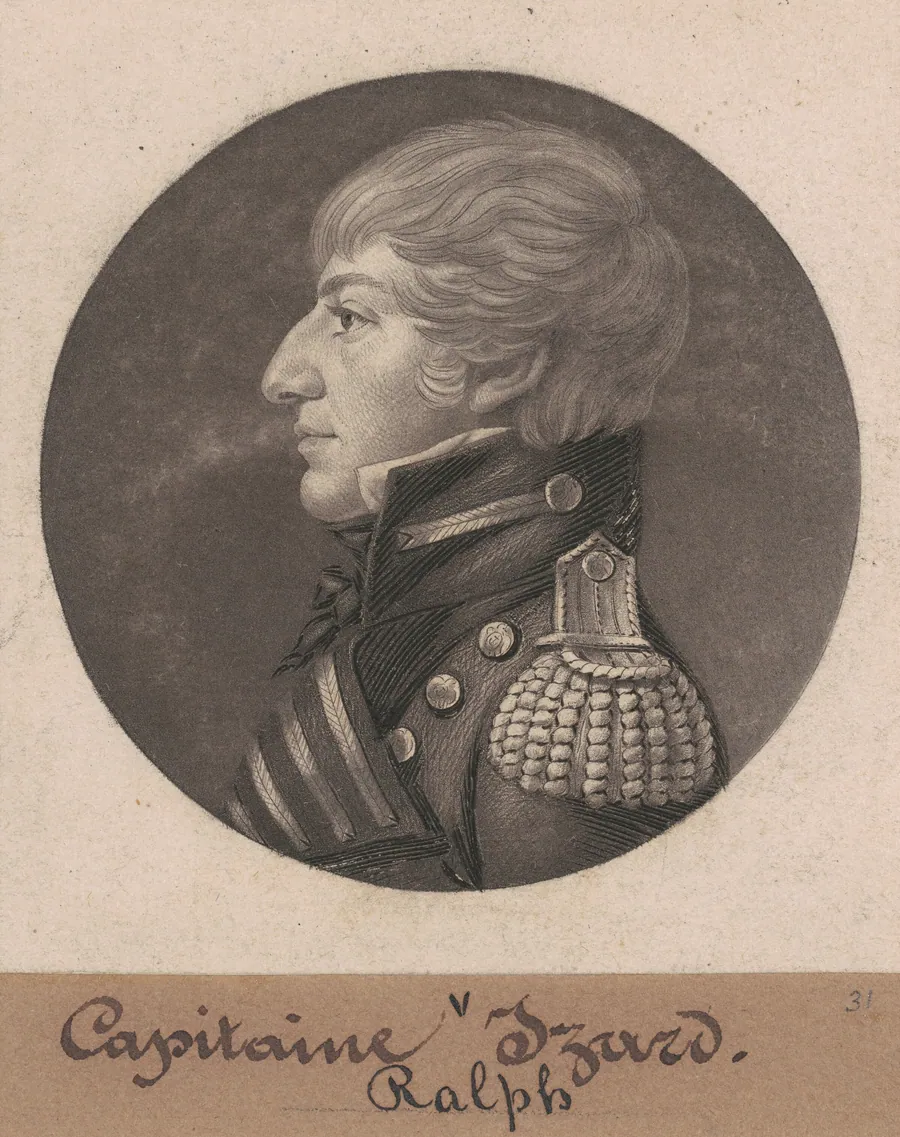 Ralph Izard II by Charles B. J. Févret de Saint-Mémin