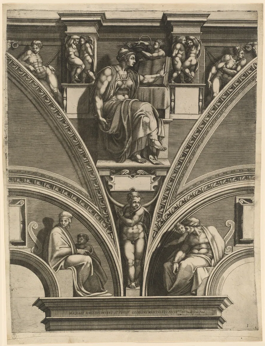 The Eritrean Sibyl by Giorgio Ghisi