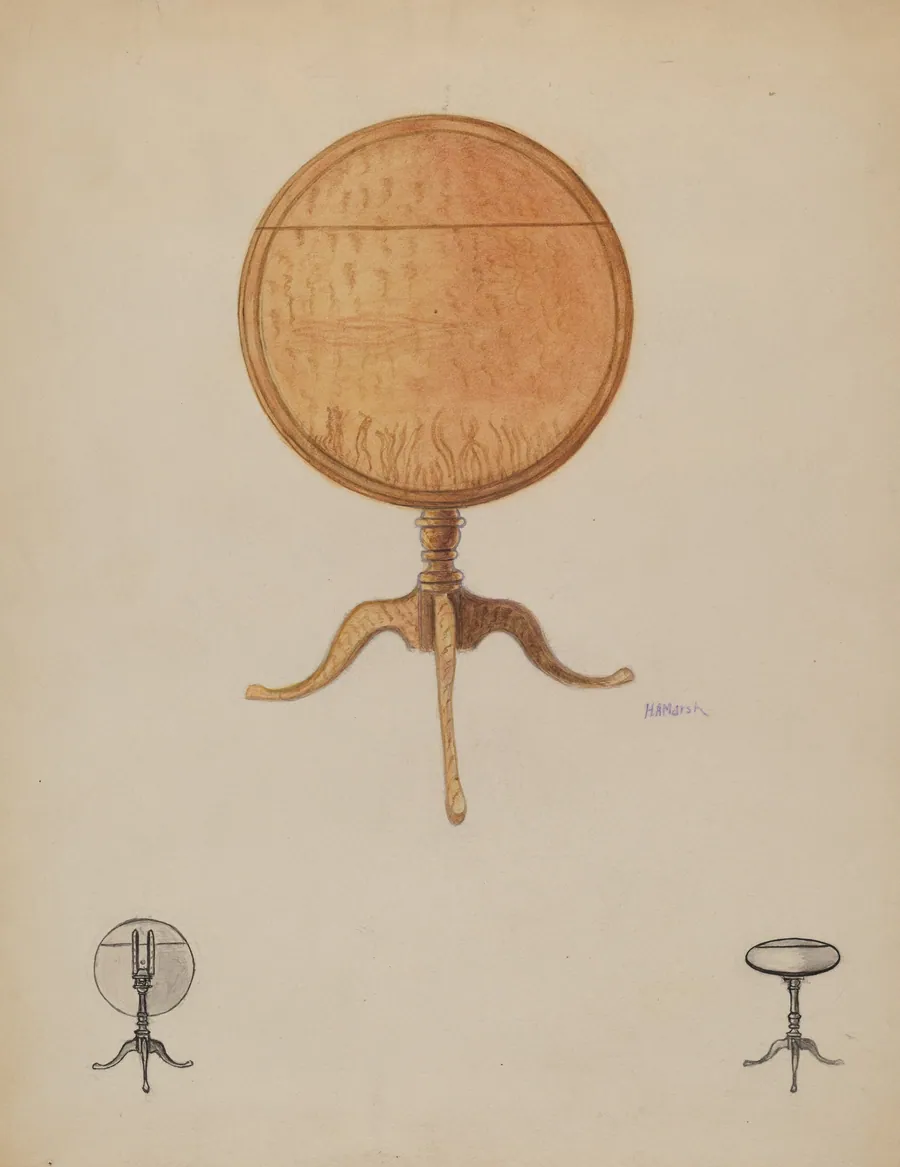 Crow's Nest Tilt Top Table by Herbert Marsh
