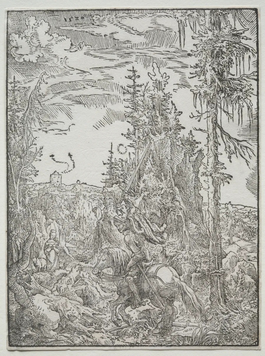 St. George and the Dragon by Wolfgang Huber