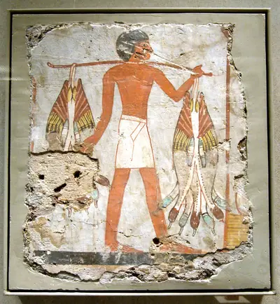 Man Carrying Ducks