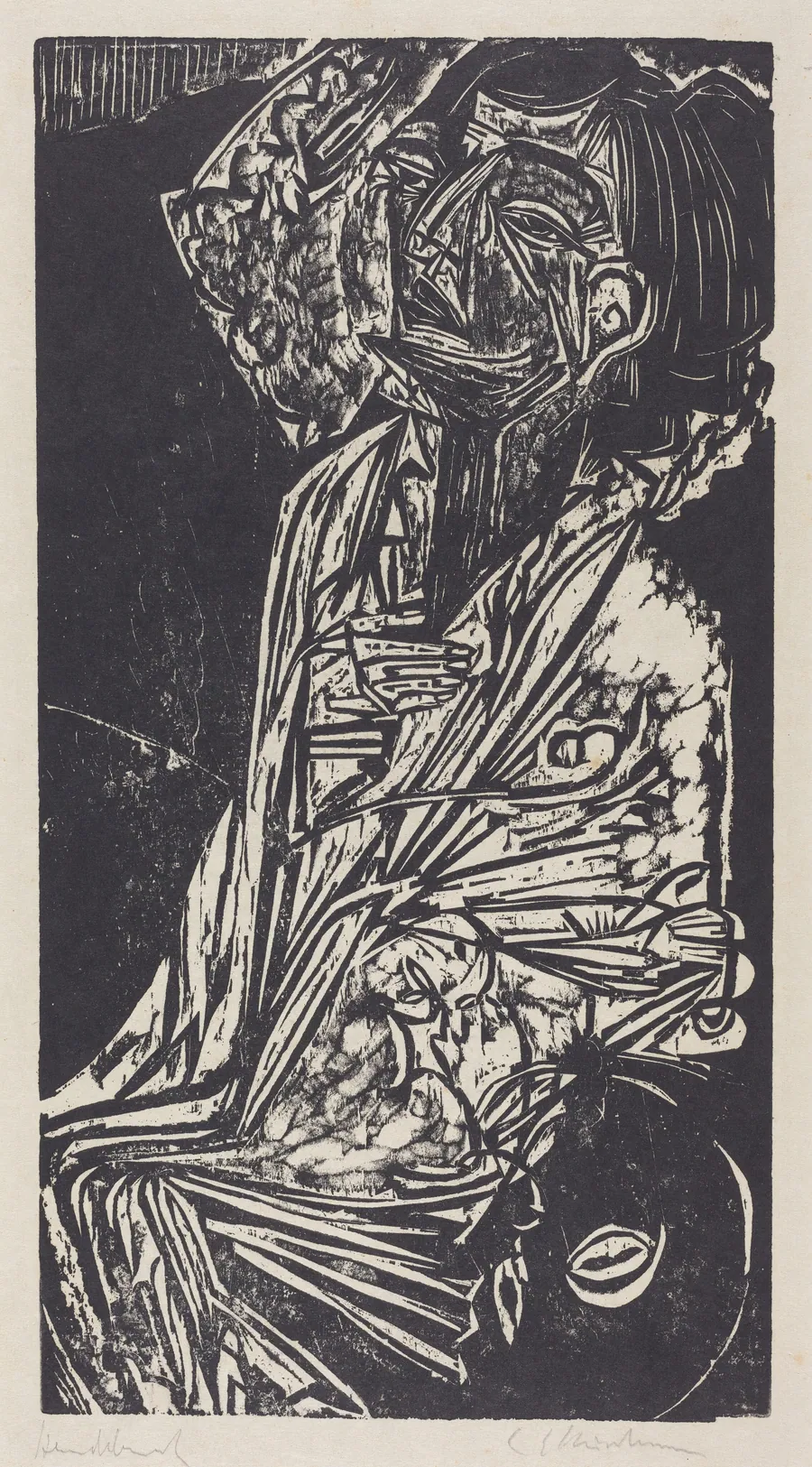The Wife of Professor Goldstein by Ernst Ludwig Kirchner