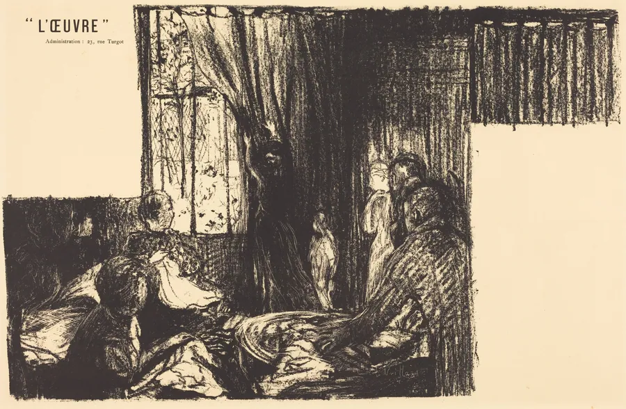 Les Soutiens de la société by Edouard Vuillard