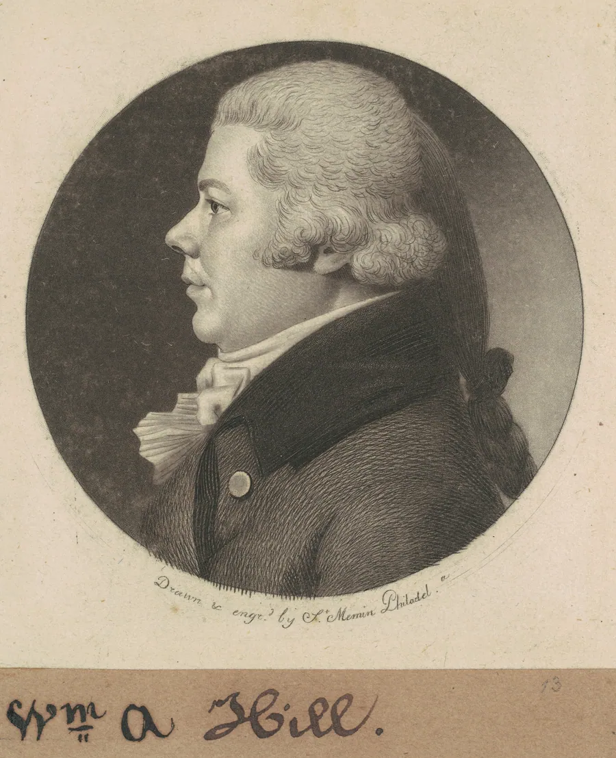 William Henry Hill by Charles B. J. Févret de Saint-Mémin