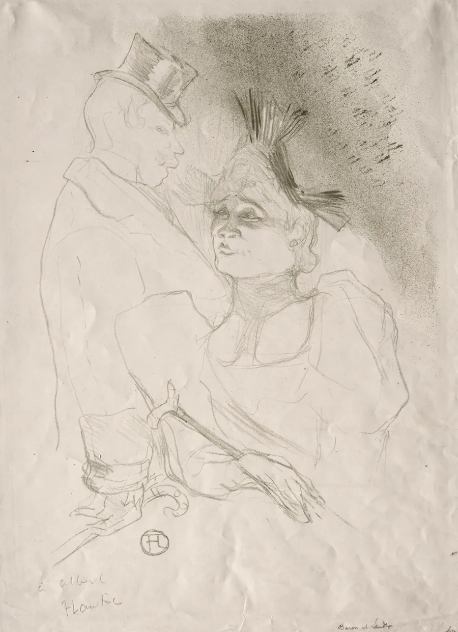 Lender and Baron by Henri de Toulouse-Lautrec