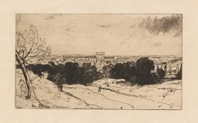 Distant View of Winchester and St. Croix
