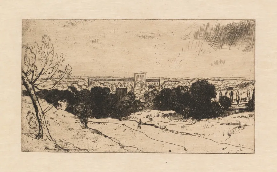 Distant View of Winchester and St. Croix by David Young Cameron