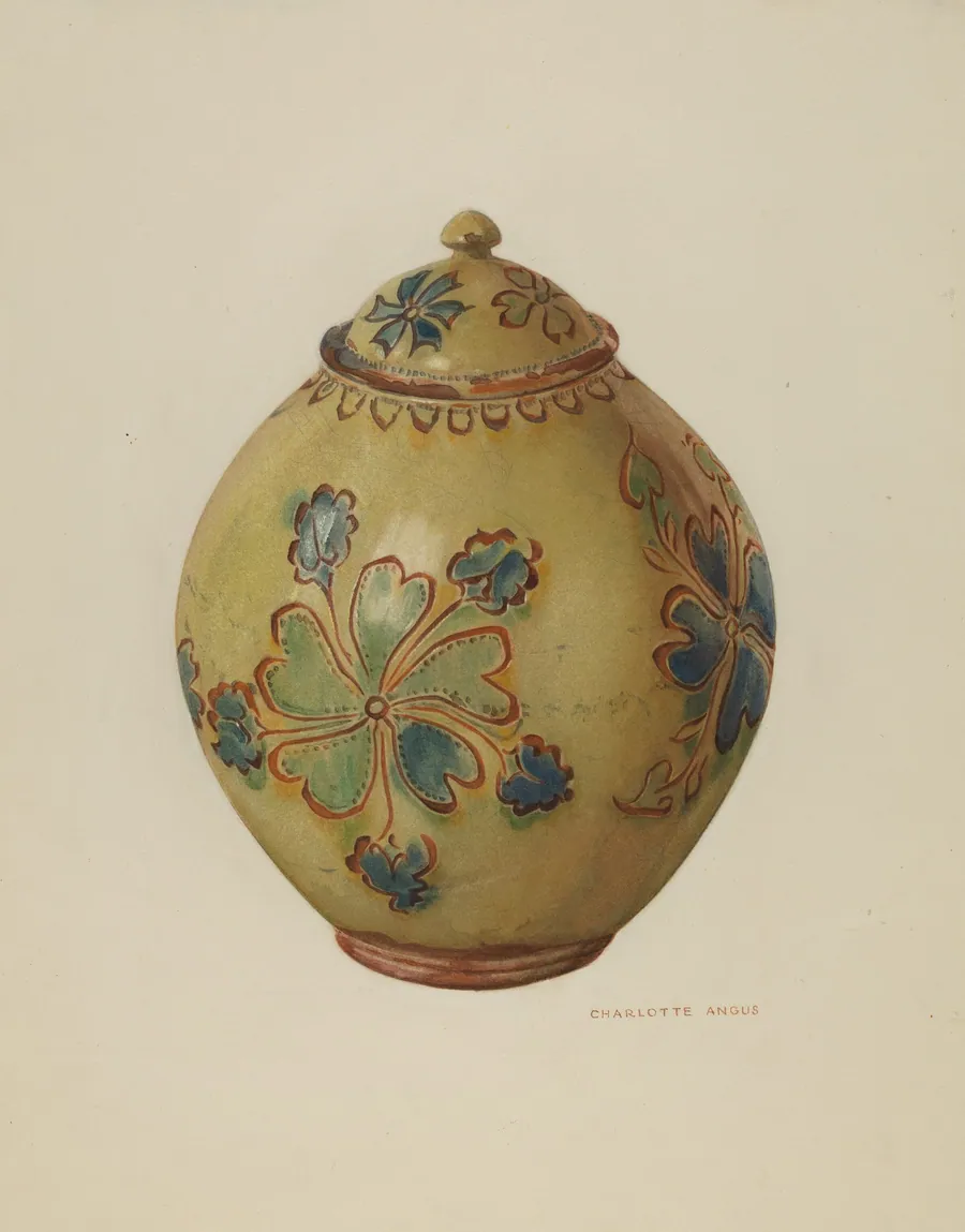 Jar with Cover by Charlotte Angus