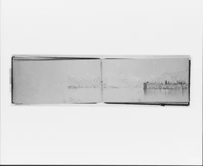Lake Maggiore May 12 1869 (recto, from sketchbook)