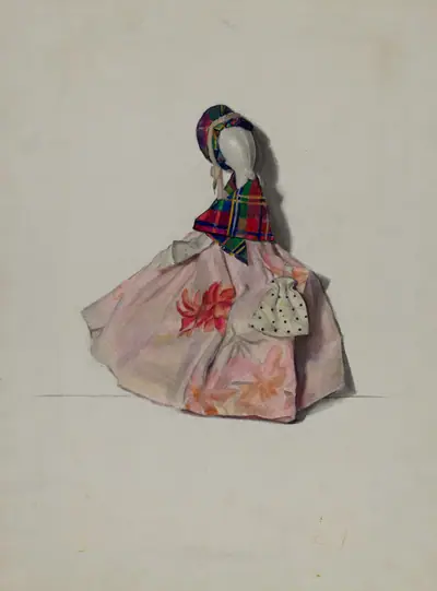 Clay Pipe Doll