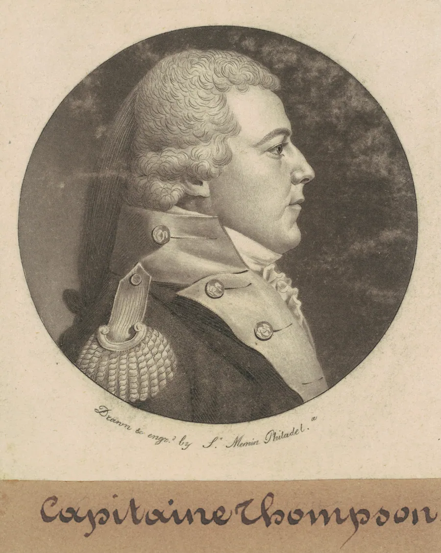 Captain Thompson by Charles B. J. Févret de Saint-Mémin