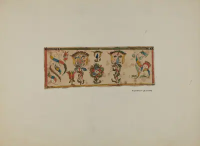 Pa. German Book Marker