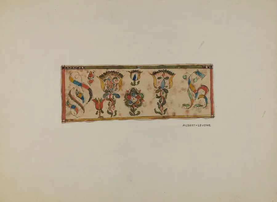 Pa. German Book Marker by Albert Levone