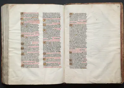 The Gotha Missal: Fol. 158r, Text