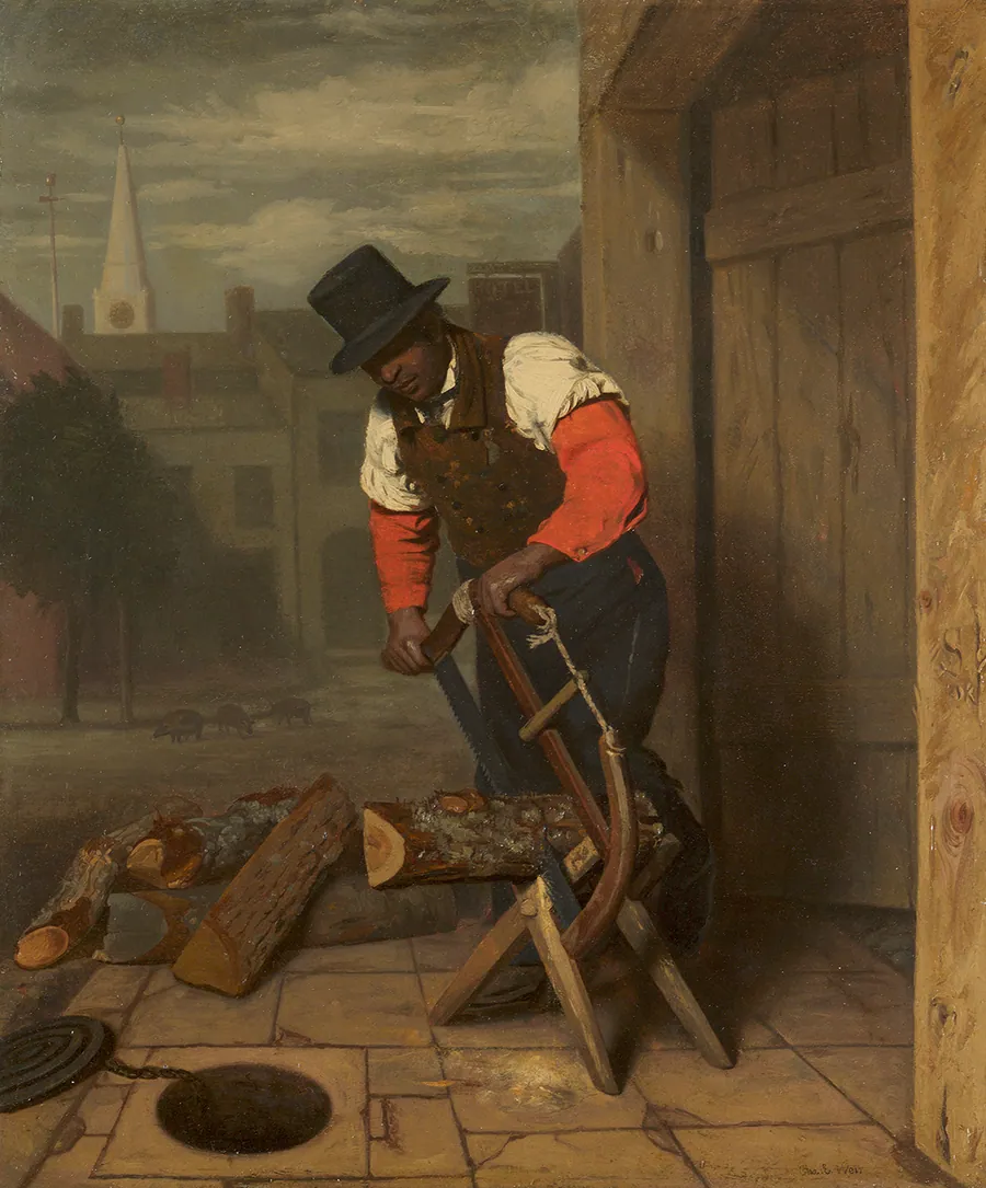 The Wood Sawyer by Charles E. Weir