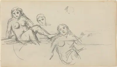 Seated Bather [verso]