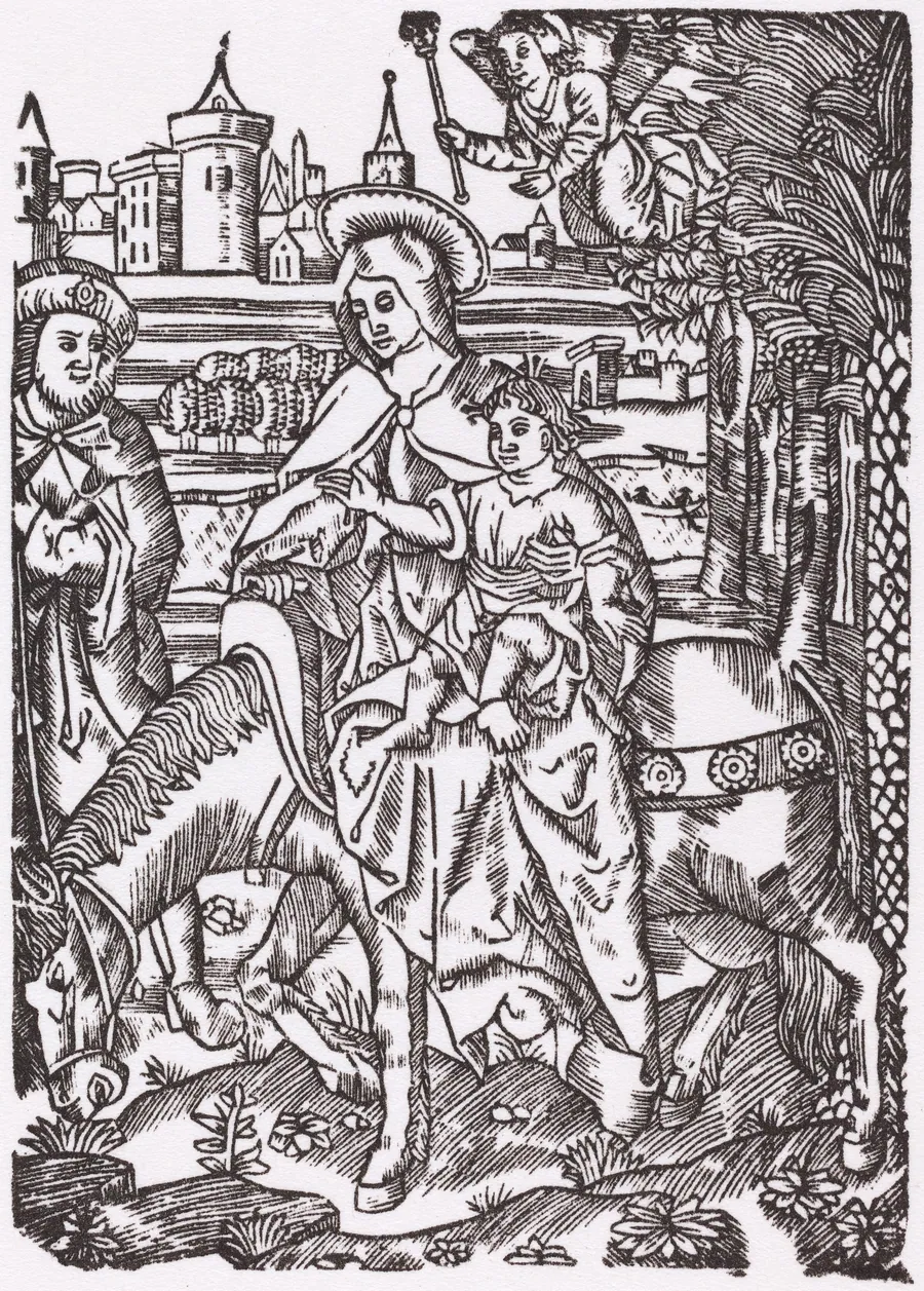 The Flight to Egypt by French 16th Century