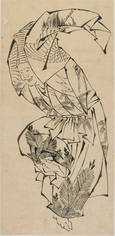 Male dancer, Manzai
