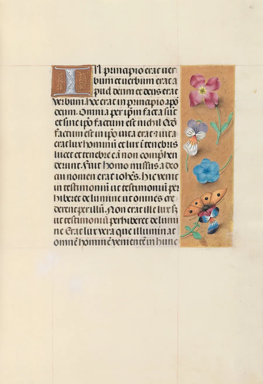 Hours of Queen Isabella the Catholic, Queen of Spain:  Fol. 93r by Master of the First Prayerbook of Maximillian