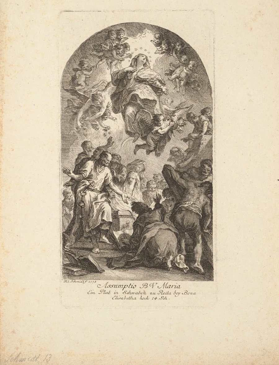 Assumption of the Virgin by Martin Johann Schmidt
