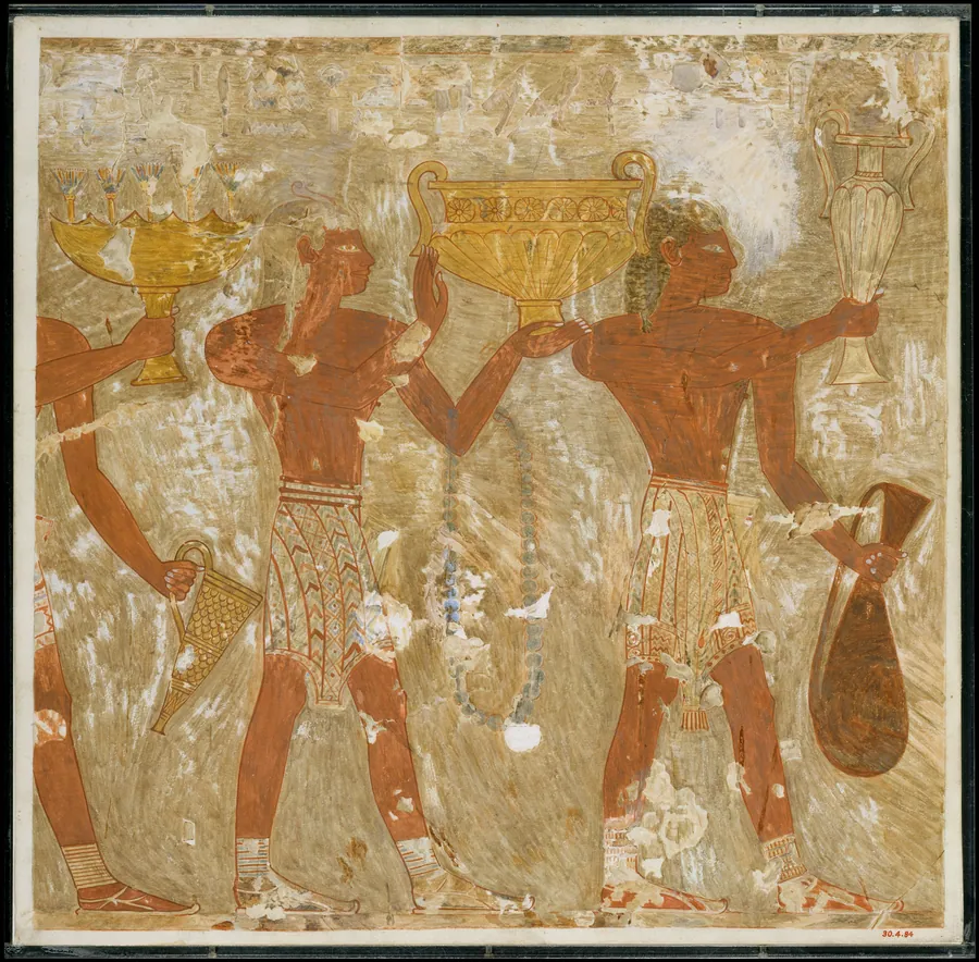 Cretans Bringing Gifts, Tomb of Rekhmire by Nina de Garis Davies