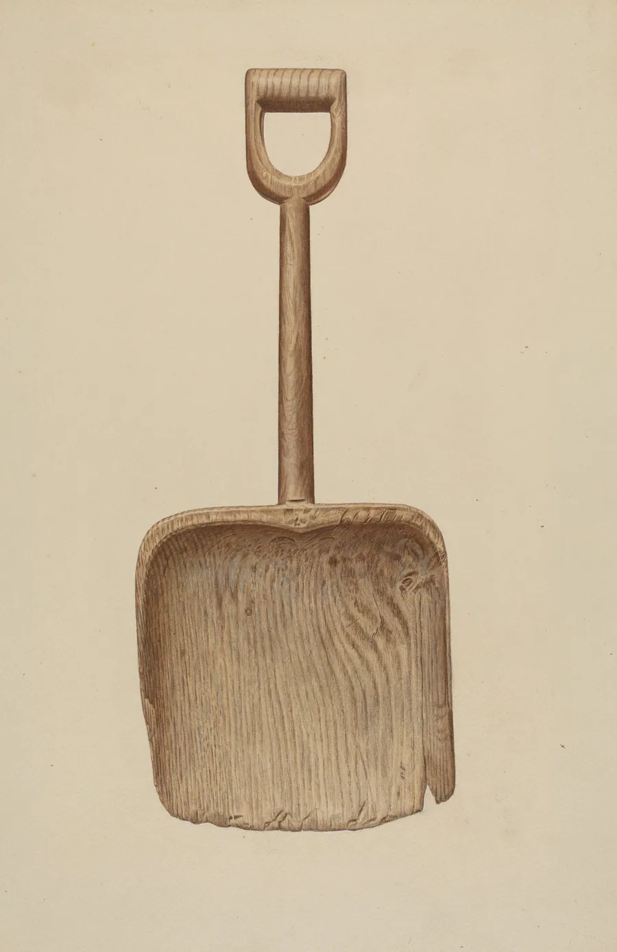 Wooden Shovel by Albert Ryder
