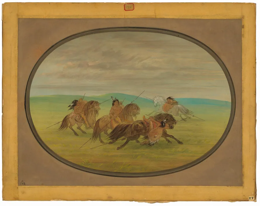 Camanchee Horsemanship by George Catlin