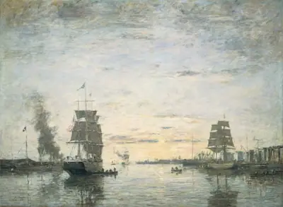 Entrance to the Harbor, Le Havre