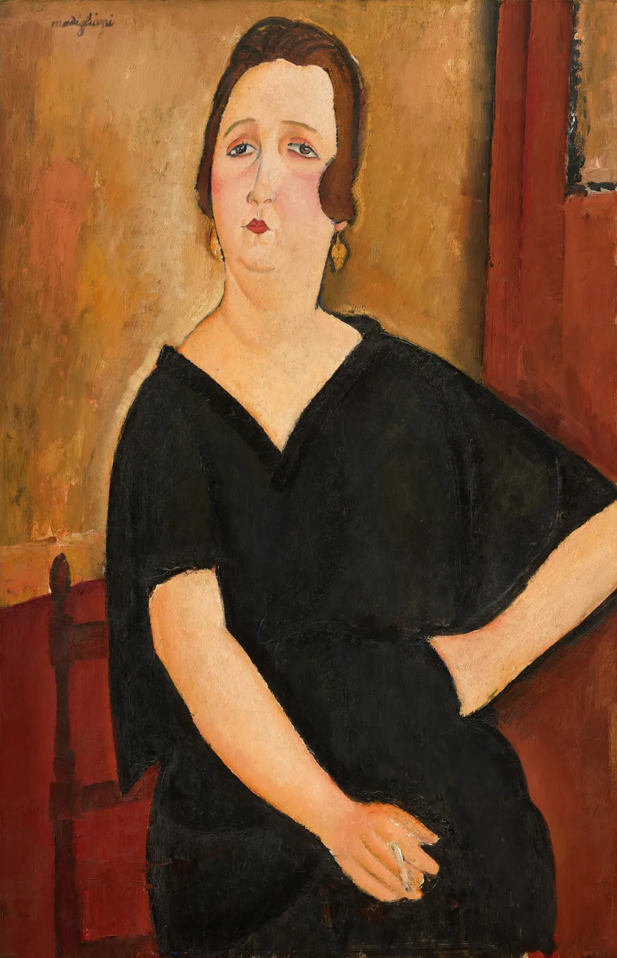 Madame Amédée (Woman with Cigarette) by Amedeo Modigliani